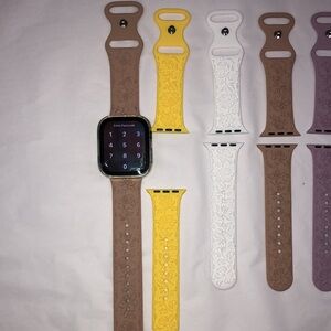 Apple Watch bands 4  floral multicolor.